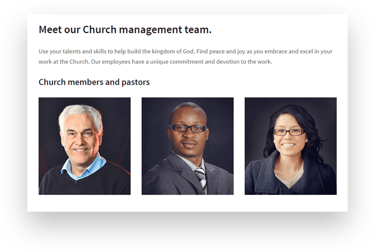 Church Management Solutions in Wordpress themes